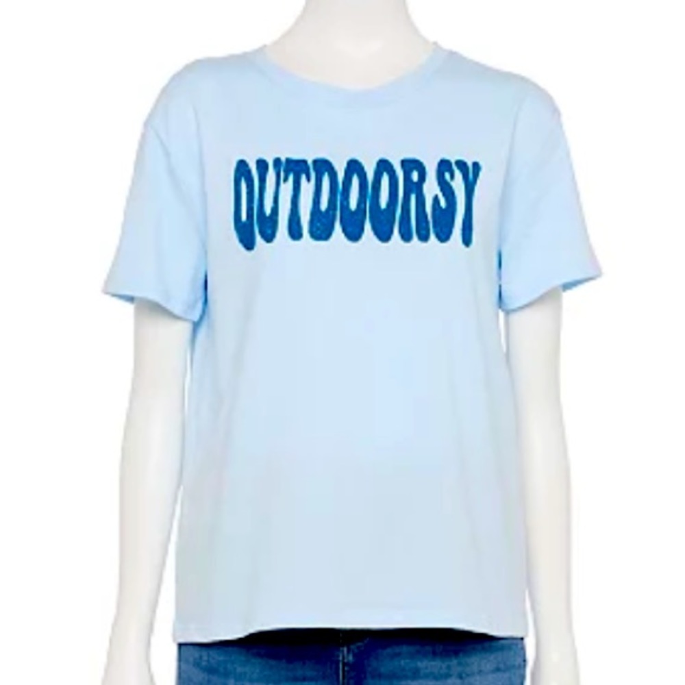 NEW Sonoma Women’s Relaxed Graphic Tee ‘Outdoorsy’